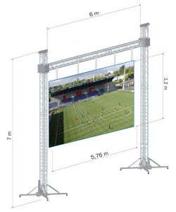 Format d'un écran LED extérieur